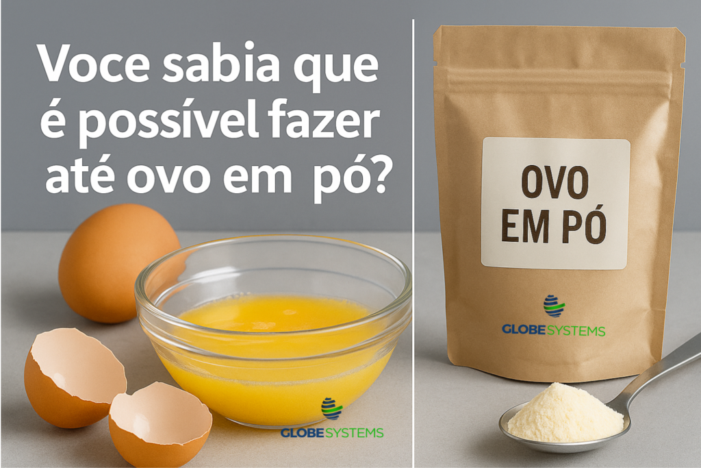 Ovo em pó Spray dryer Globe